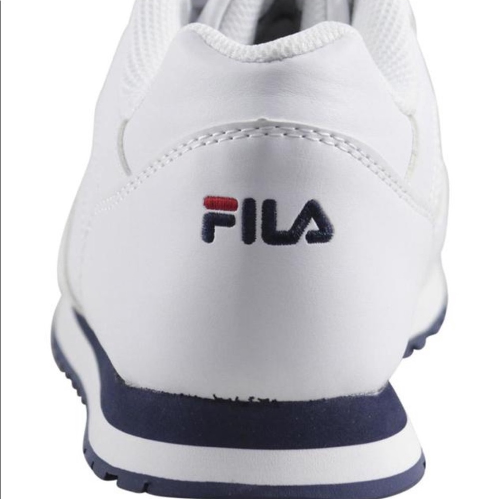 Fila Men's Cress White/Fila Navy/Fila Red Sneakers Shoes Sz: 11